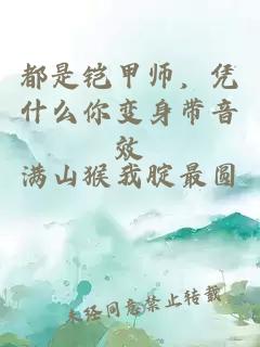都是铠甲师,凭什么你变身带音效