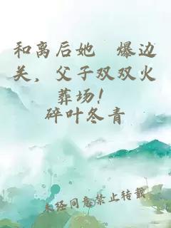 和离后她颯爆边关，父子双双火葬场！
