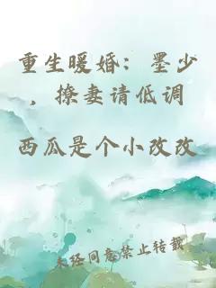 重生暖婚:墨少,撩妻请低调
