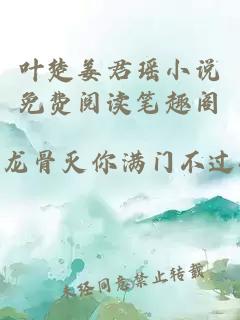 叶楚姜君瑶小说免费阅读笔趣阁