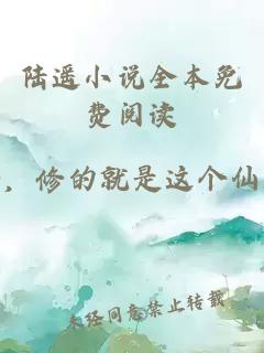 陆遥小说全本免费阅读