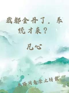 我都金丹了，系统才来？