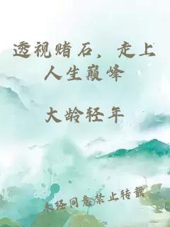 透视赌石，走上人生巅峰