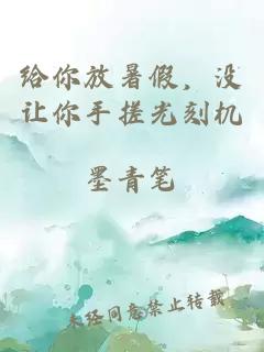 给你放暑假，没让你手搓光刻机