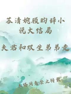 苏清婉顾昀辞小说大结局